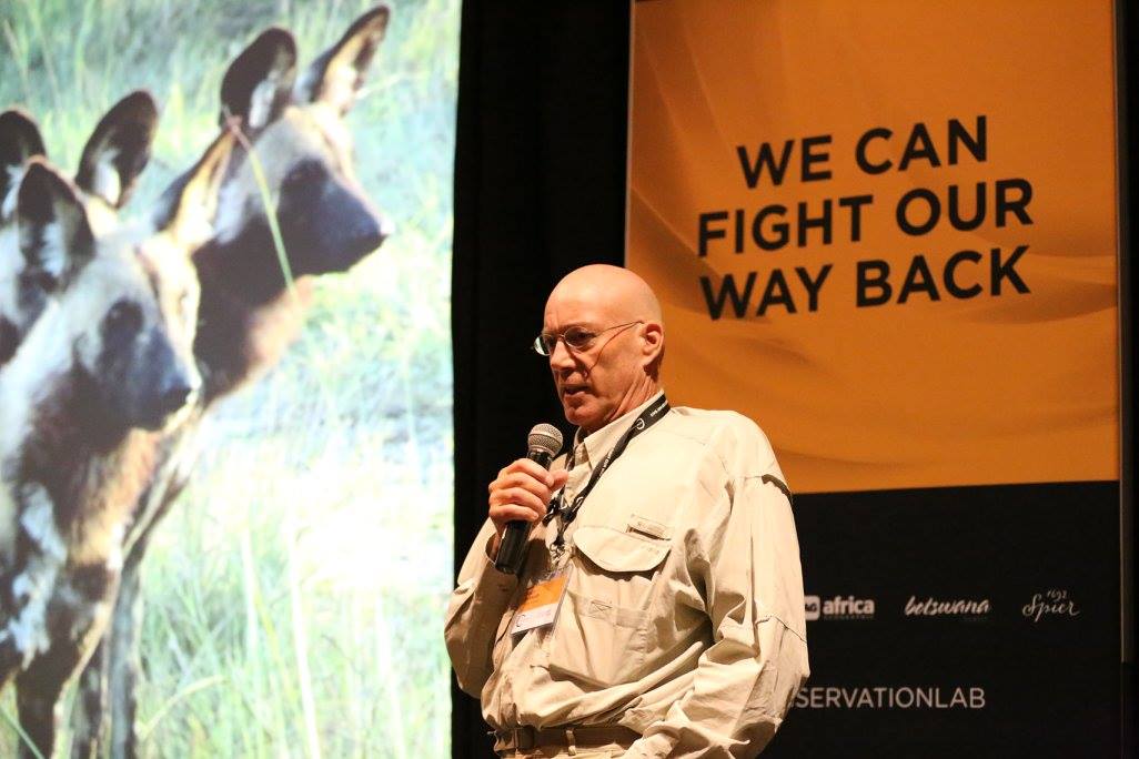 Ralf on stage at the Conservation Lab 2016