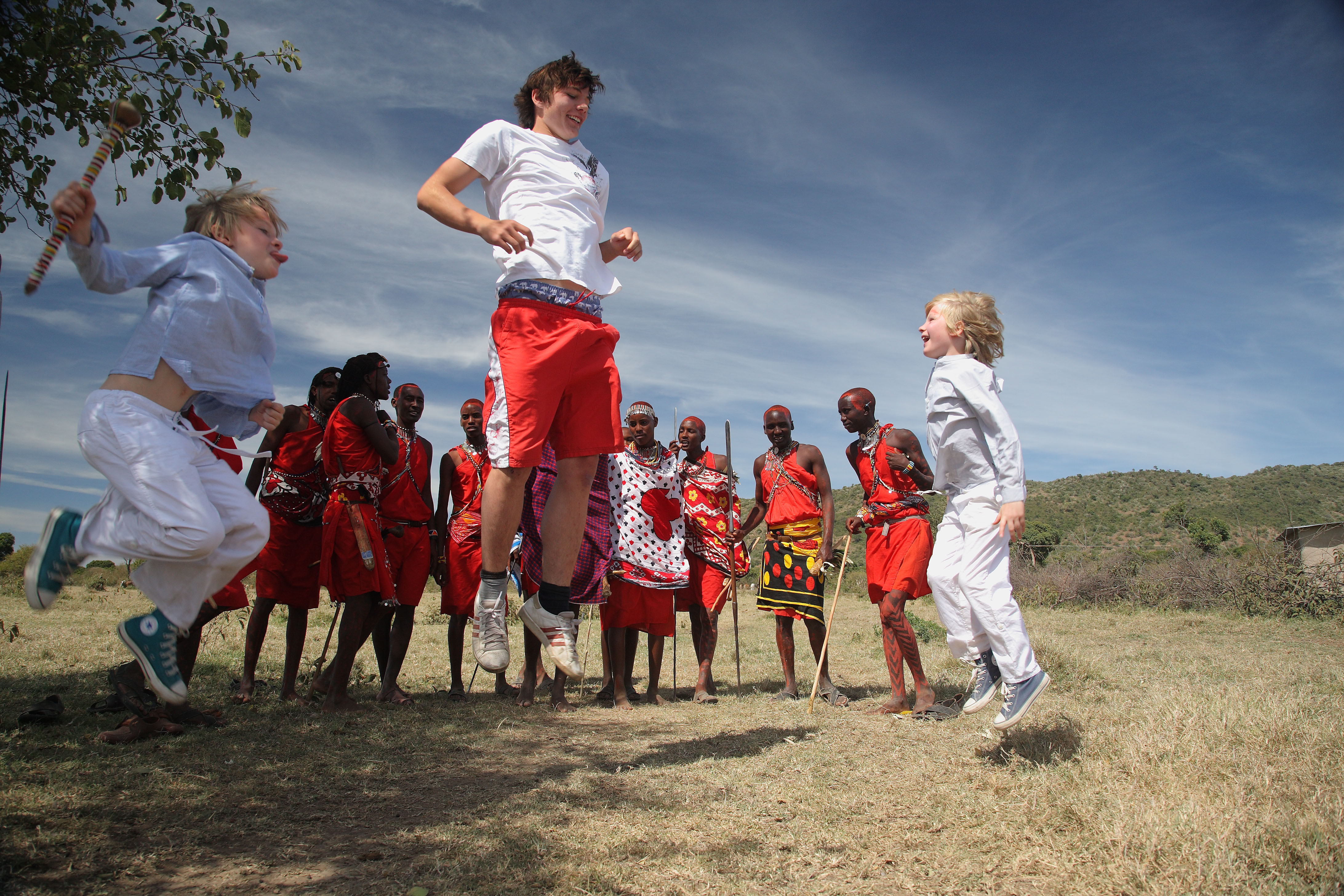 Jumping with the Maasai (1)