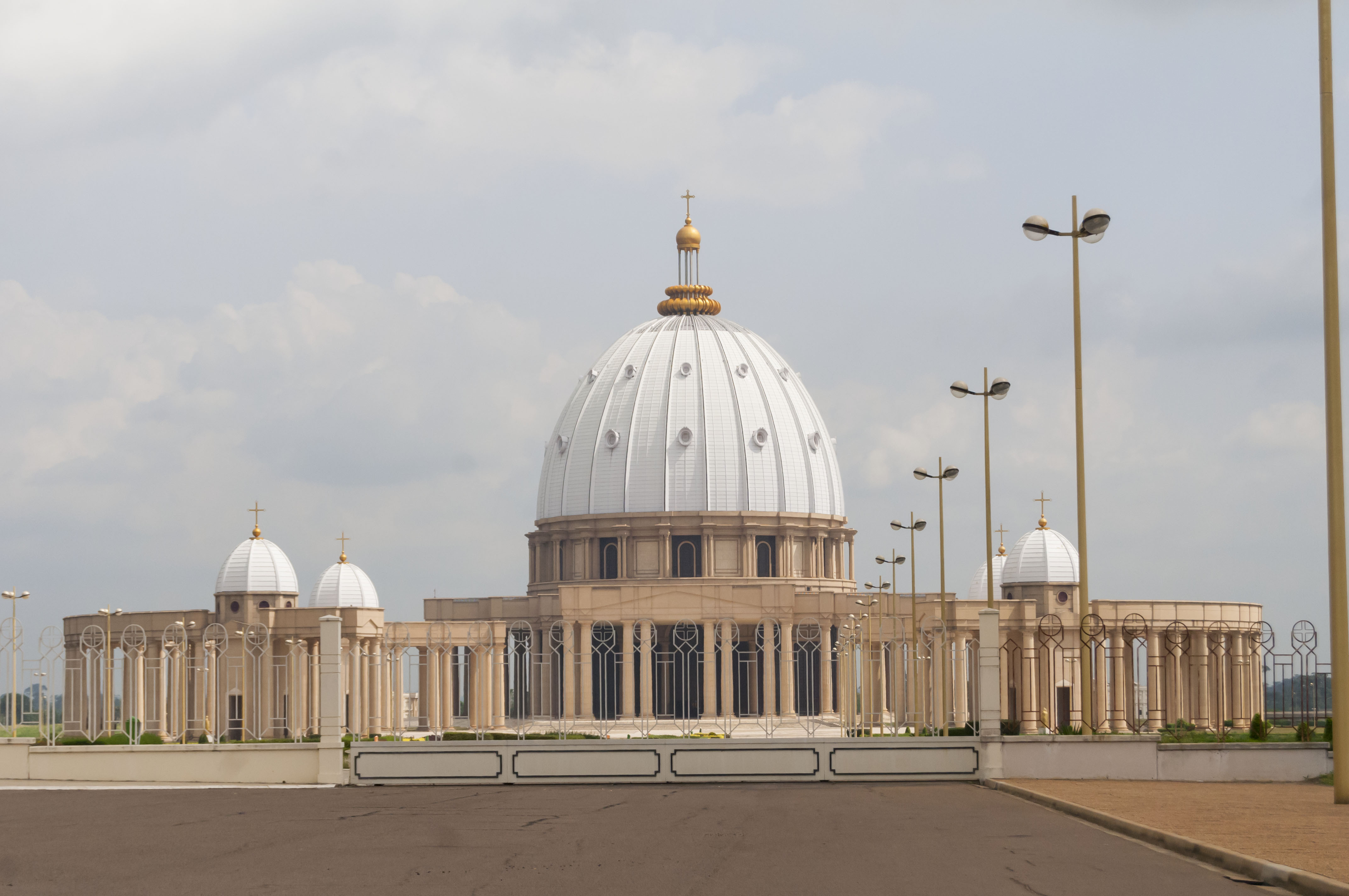 Catholic Basilica of Our Lady of Peace (Basilique Notre-Dame de la Paix) in Yamoussoukro, Cote d'Ivoire