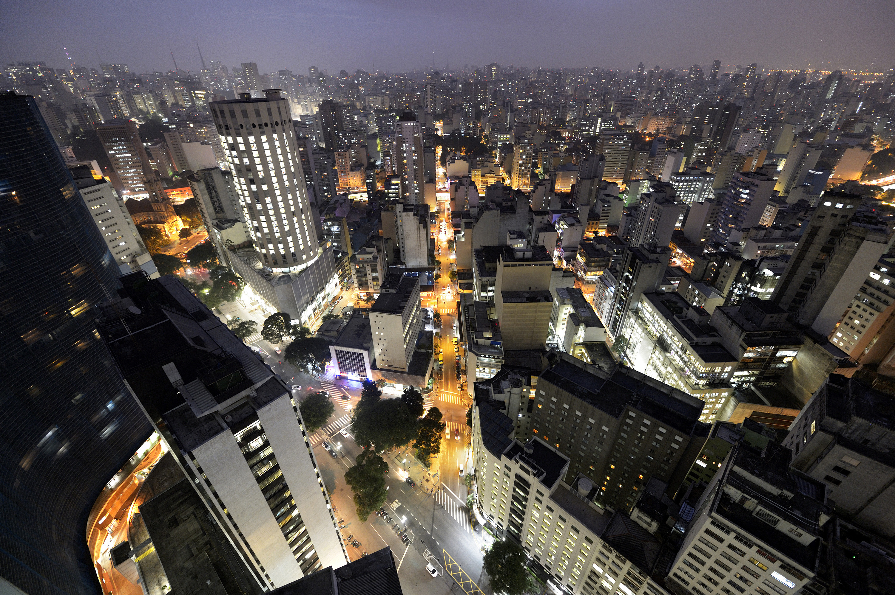 São Paulo cityscape at night