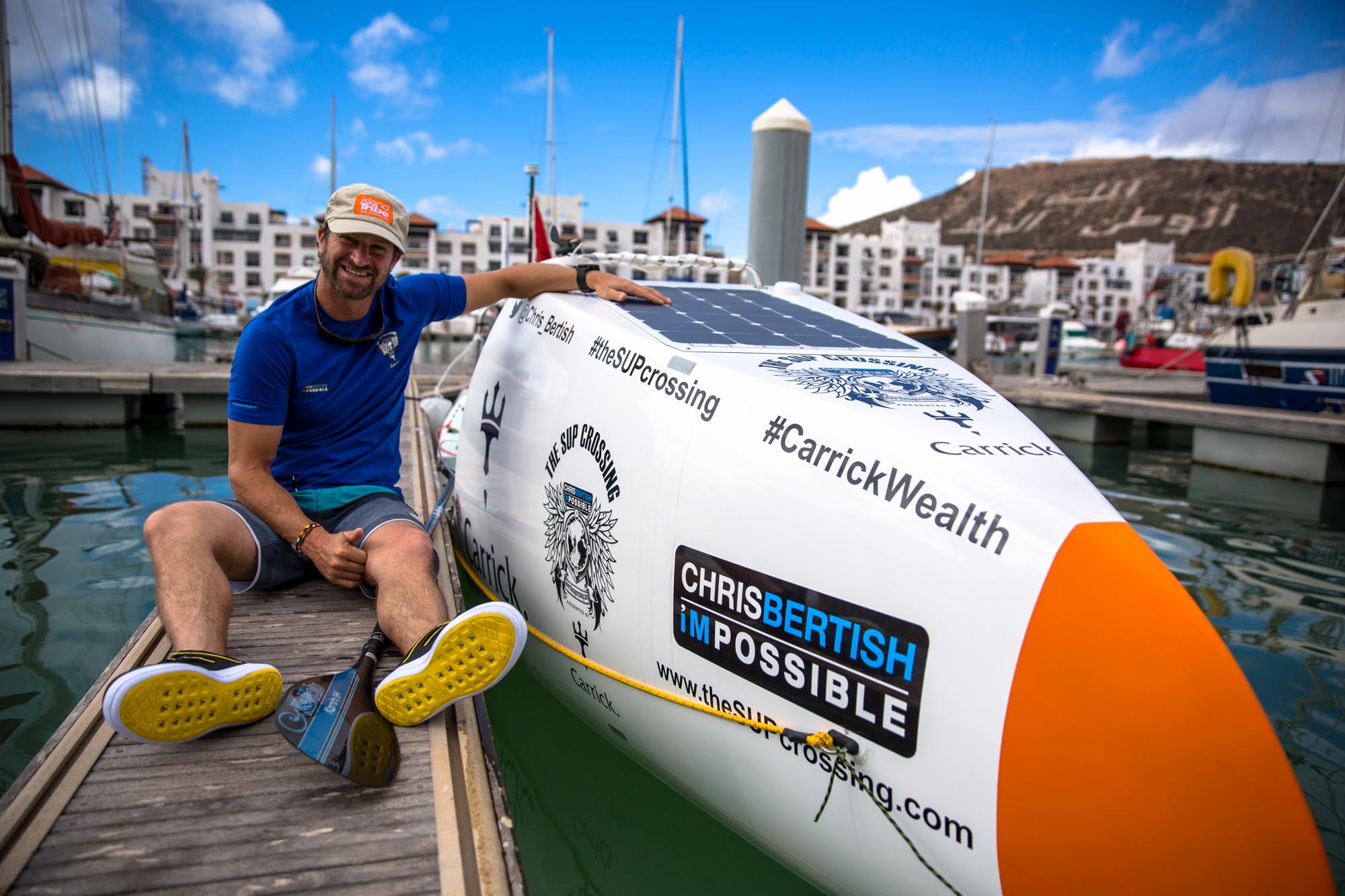 Bertish with his [Photo: Alan Van Gysen]