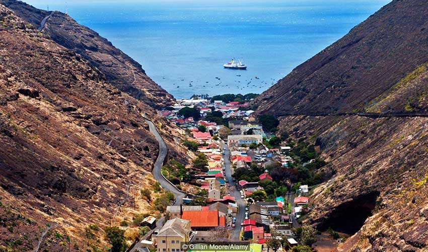 View of St Helena