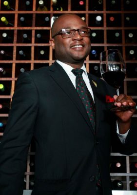 Sommelier Gregory Mutambe