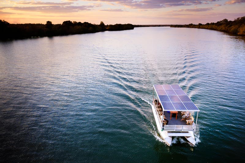 eBoat on the Kafue River – courtesy of Green Safaris