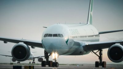 Cathay Pacific aircraft – courtesy of Cathay Pacific