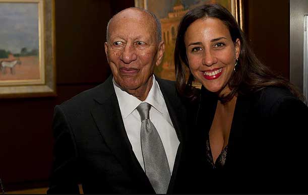 Touria El Glaoui and her father, Hassan El Glaoui – via The Telegraph