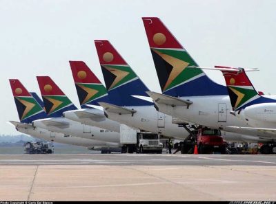 South African airlines – via South Afircan Airlines