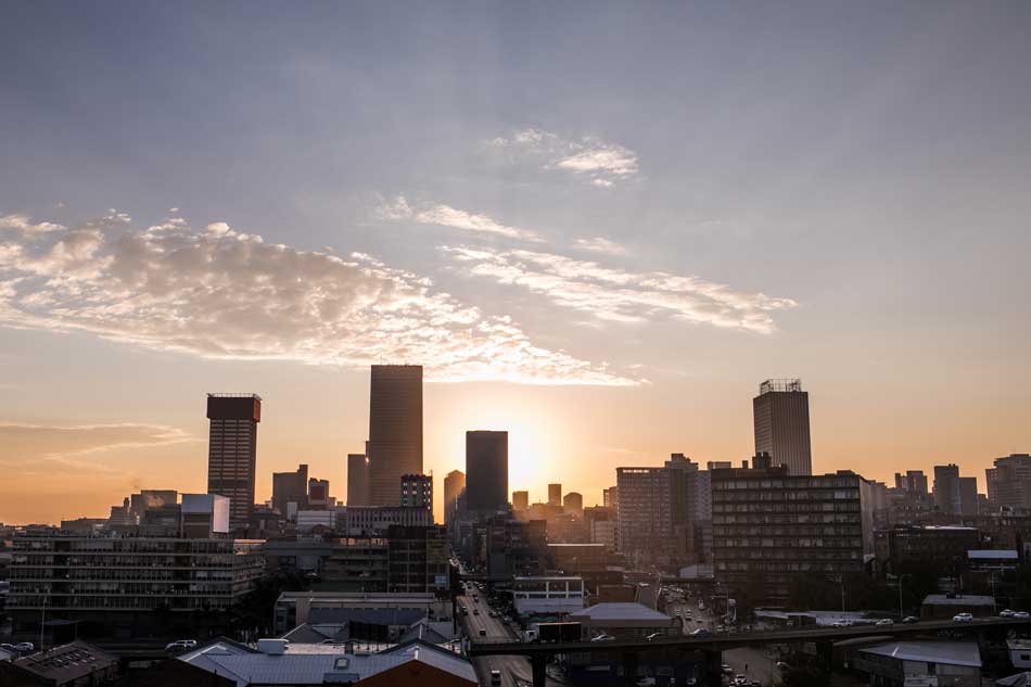 Johannesburg's skyline