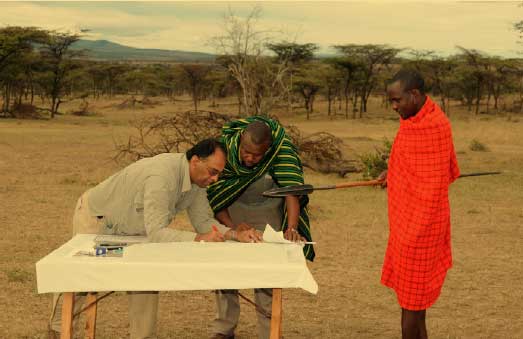 Participatory workshop with Maasai, Kenya – by Munir Virani