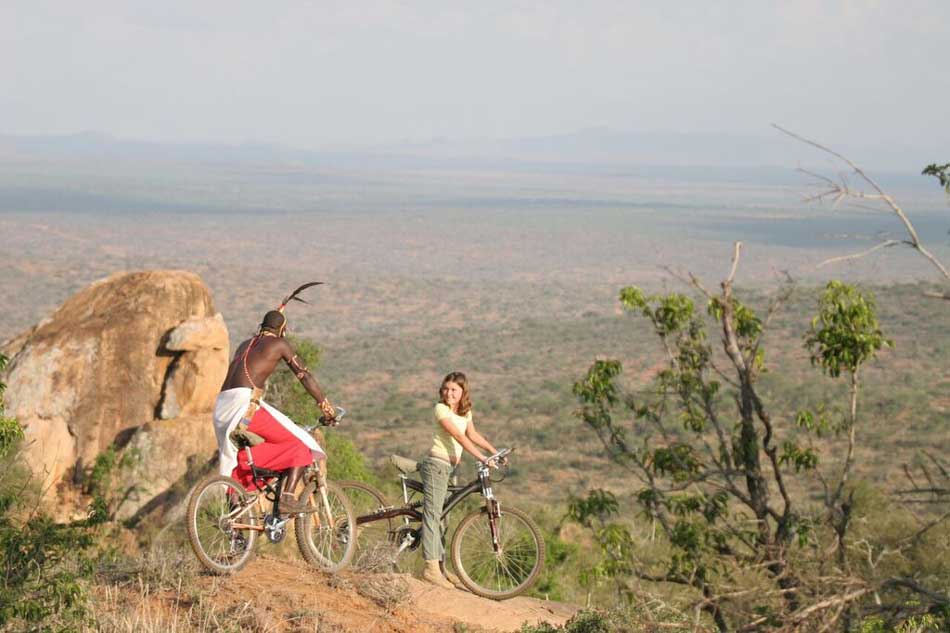 Mountain biking available at Louisaba Tented Camp – courtesy of Louisaba Tented Camp